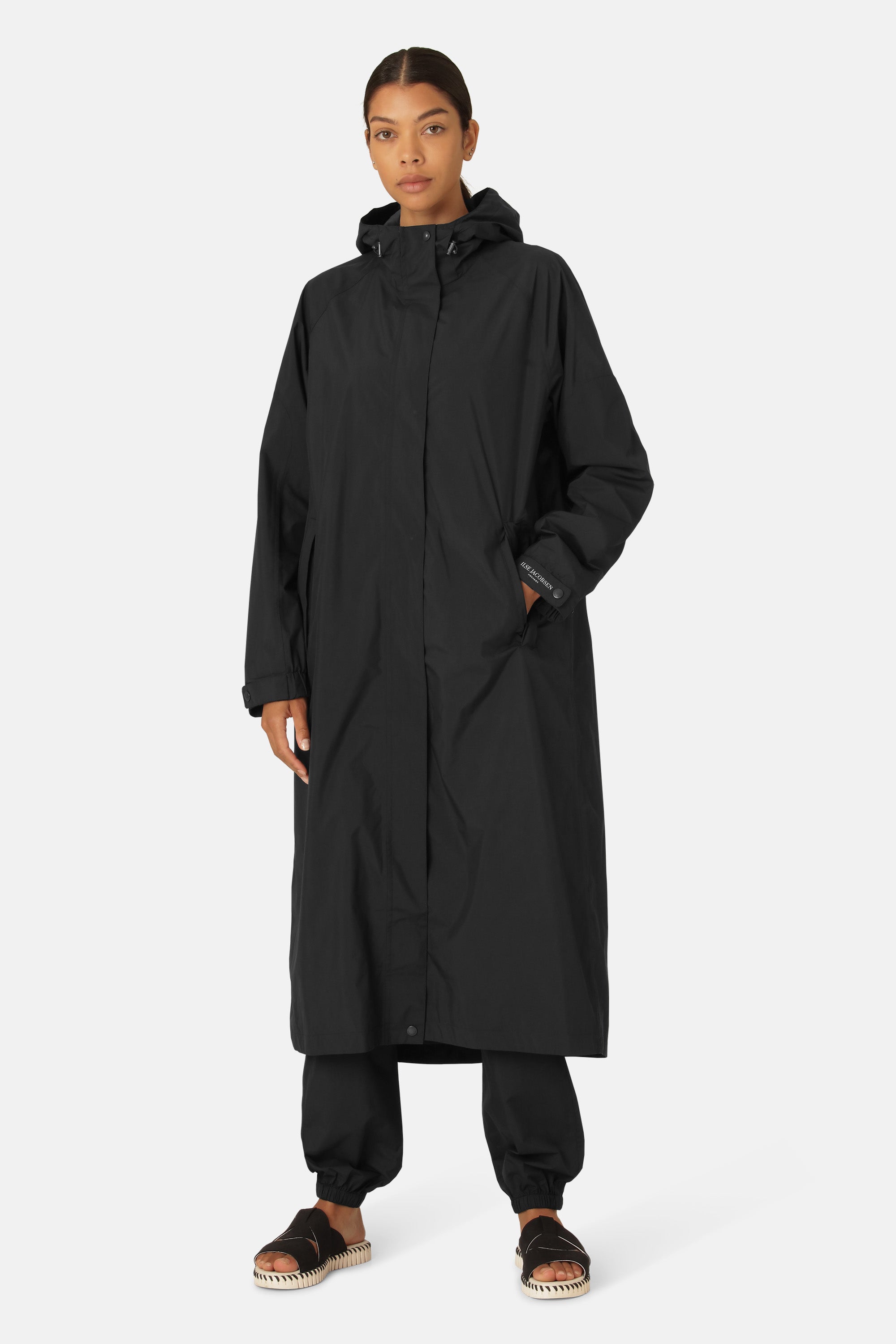 Ilse Jacobsen Hornbæk Rain Regenmantel Raincoat 001 Black